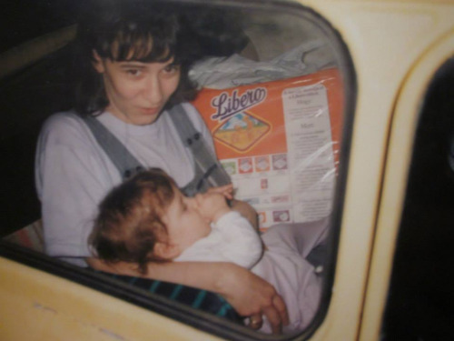 (me as an emerging consumer in the early 1990s in my father’s trabant)